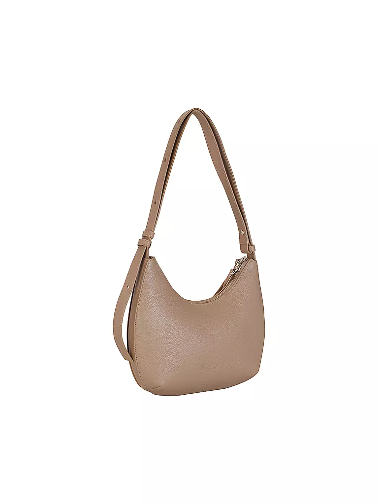 FURLA | Ledertasche - Schultertasche GOCCIA Small | beige