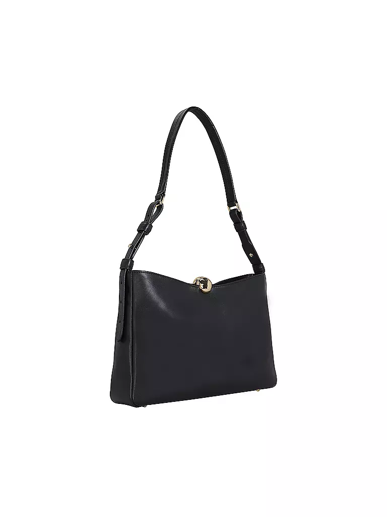 FURLA | Ledertasche - Schultertasche SFERA SOFT Medium | schwarz