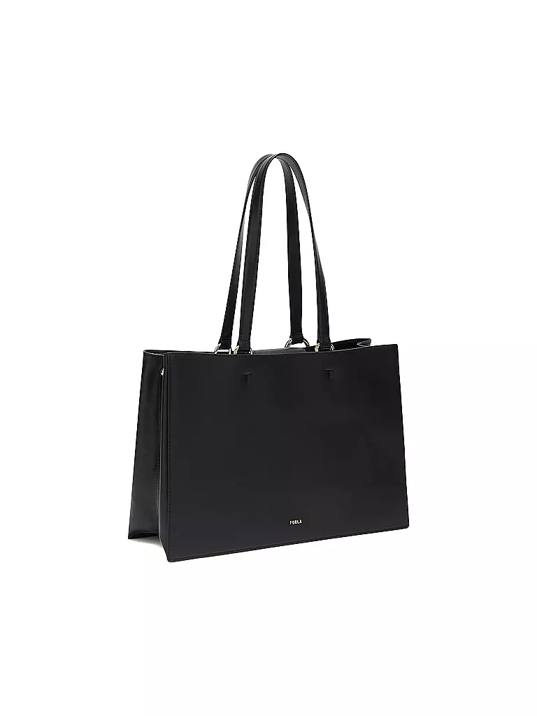 FURLA | Ledertasche - Shopper NUVOLA Large | schwarz