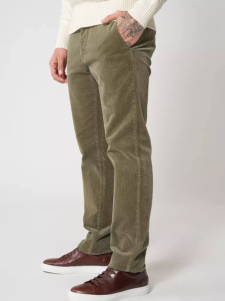 FYNCH HATTON | Cordhose | olive