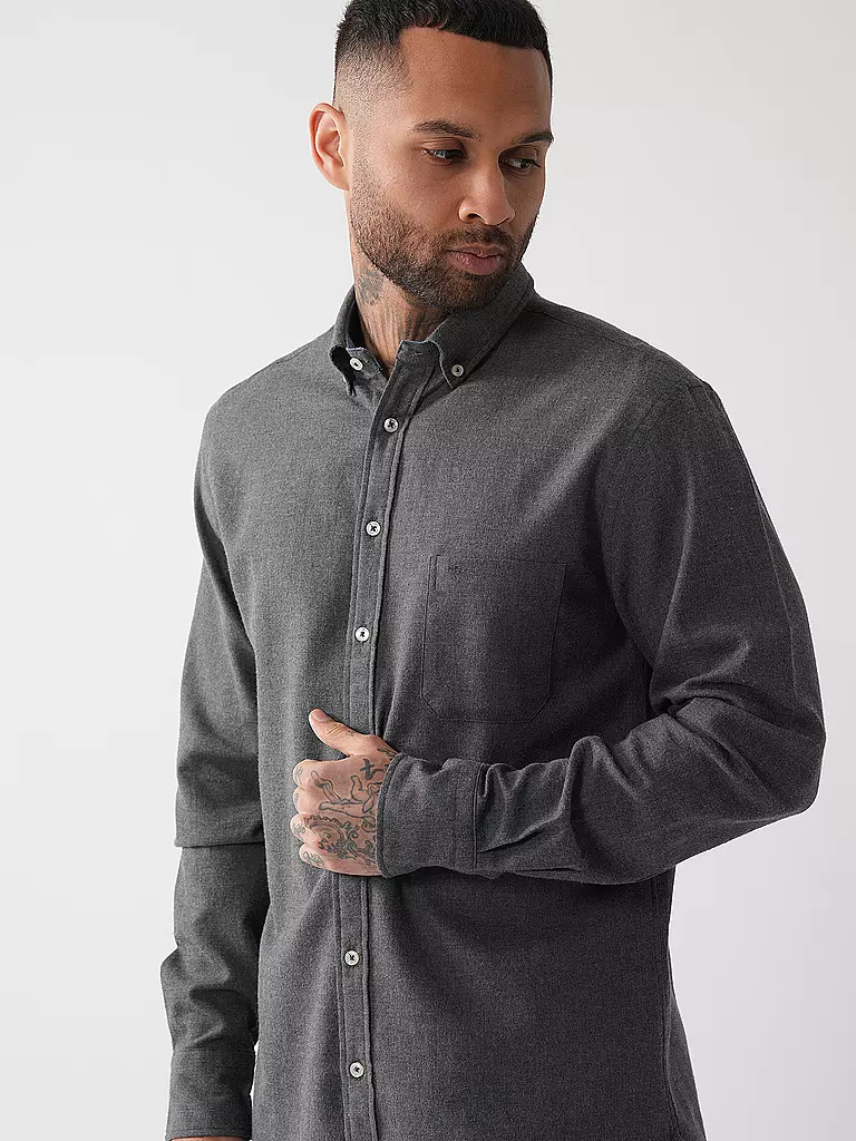 FYNCH HATTON | Hemd Casual Fit | grau