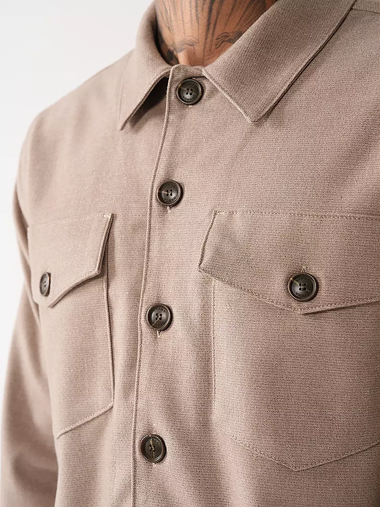 GABBA | Overshirt CLIPPER SHAFI  | braun