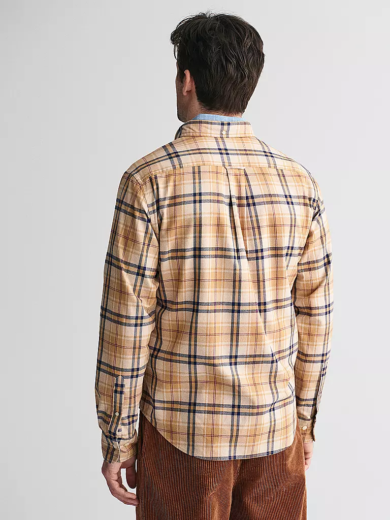 GANT | Flanellhemd | senf