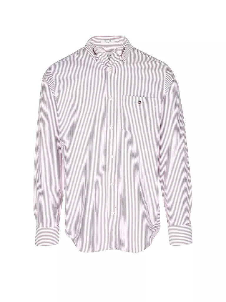 GANT | Hemd Regular Fit  | dunkelrot