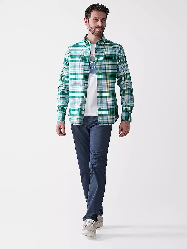 GANT | Hemd Regular Fit  | grün