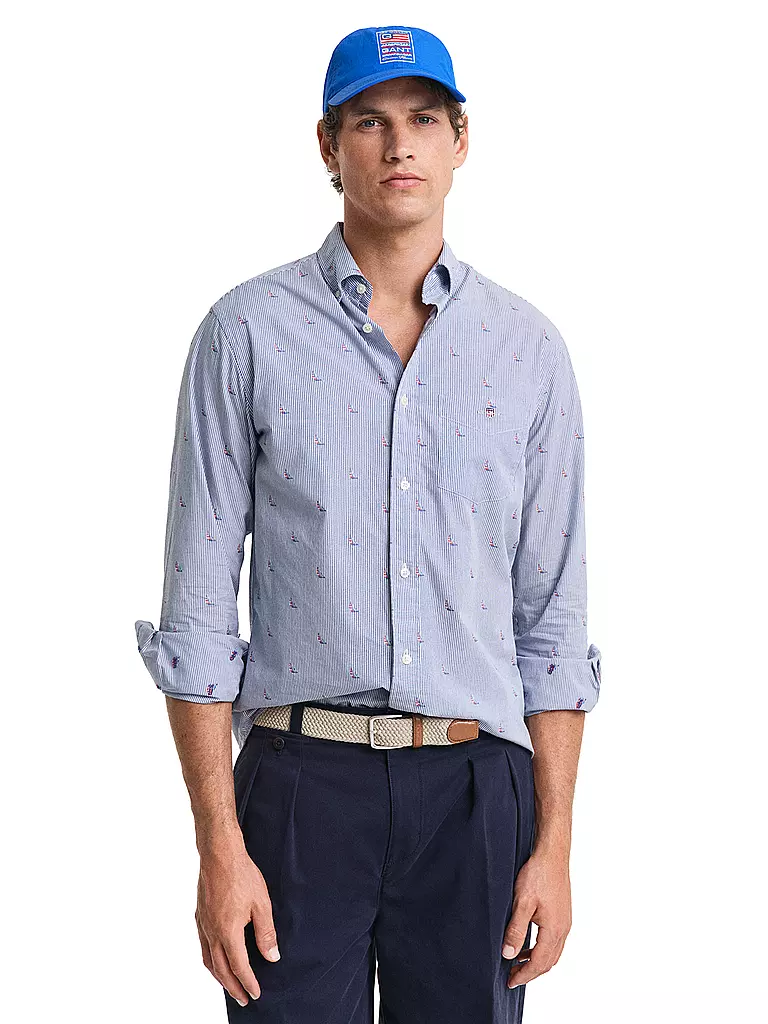 GANT | Hemd Regular Fit  | blau