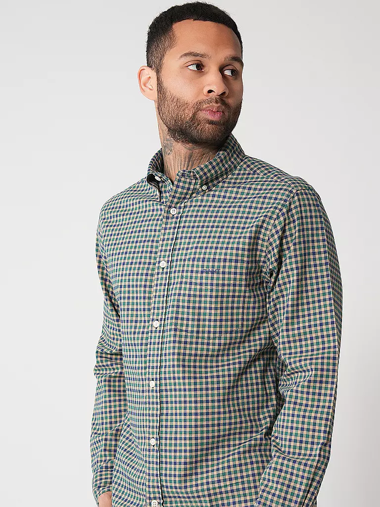 GANT | Hemd Regular Fit | grün