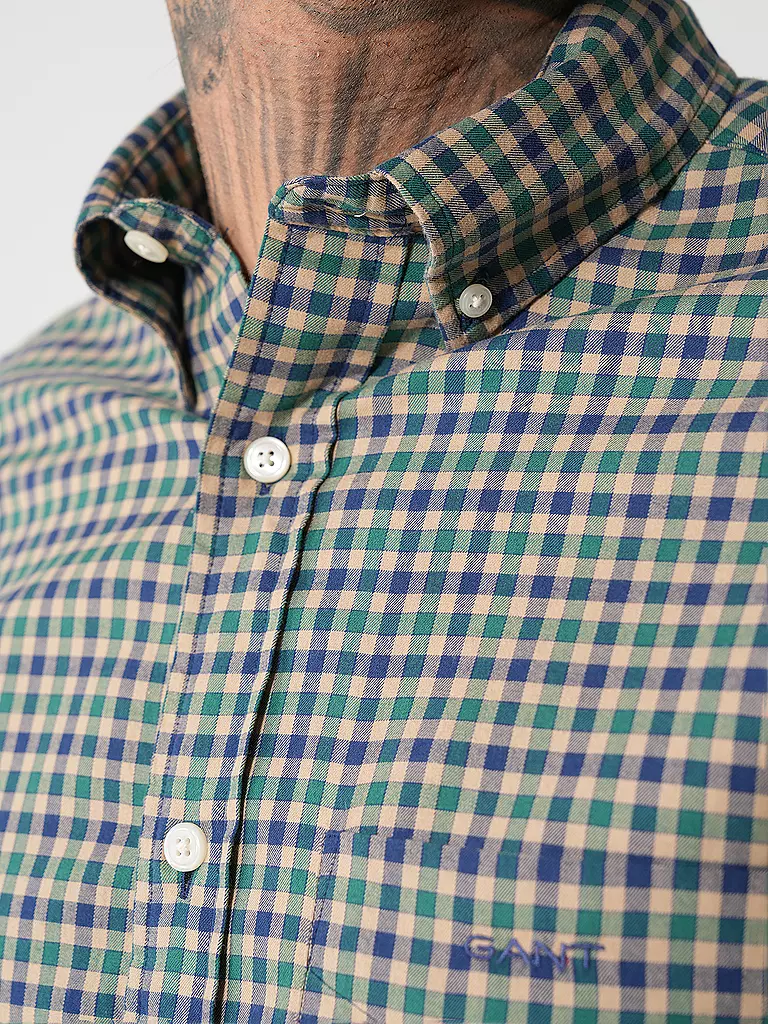 GANT | Hemd Regular Fit | grün