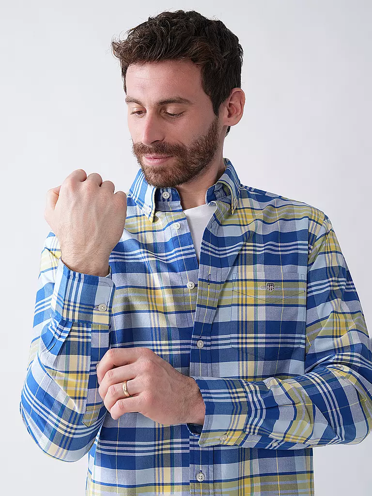 GANT | Hemd Regular Fit | grün