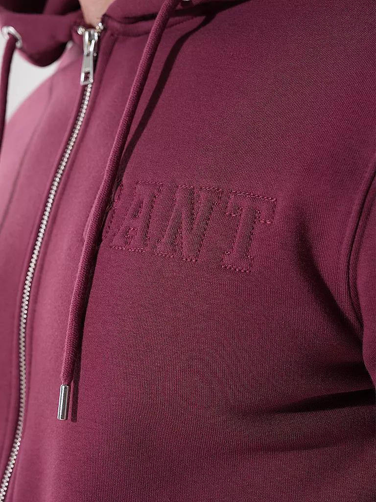 GANT | Kapuzensweatjacke | dunkelrot