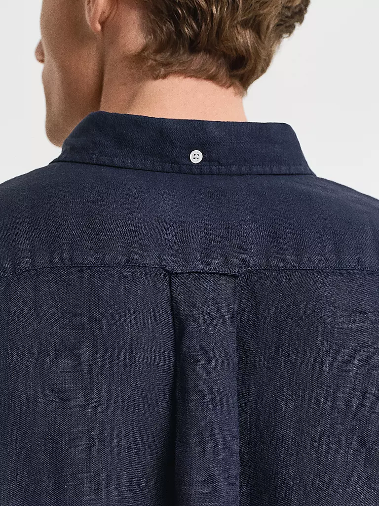 GANT | Leinenhemd Regular Fit  | blau