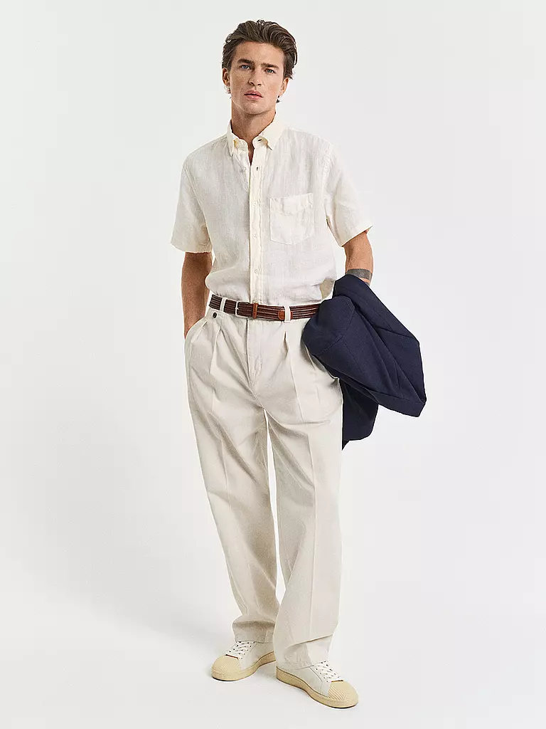 GANT | Leinenhemd Regular Fit | creme