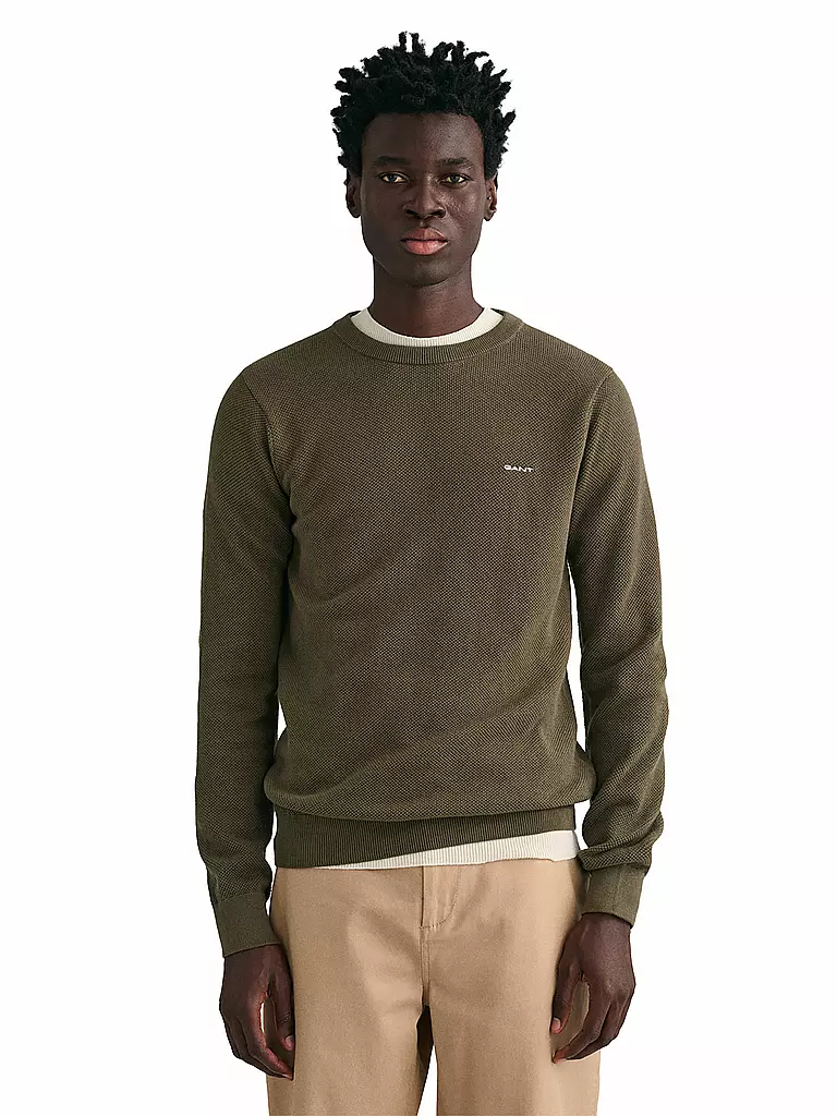 GANT | Pullover  | olive