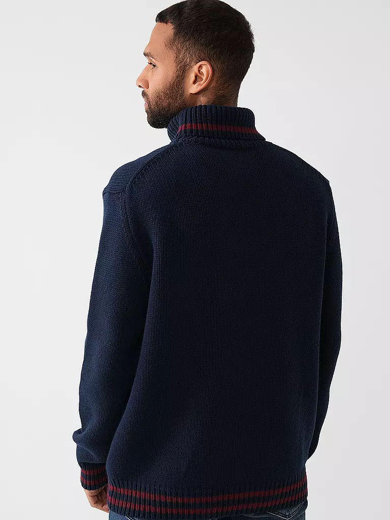 GANT | Rollkragenpullover G-LOGO | dunkelblau