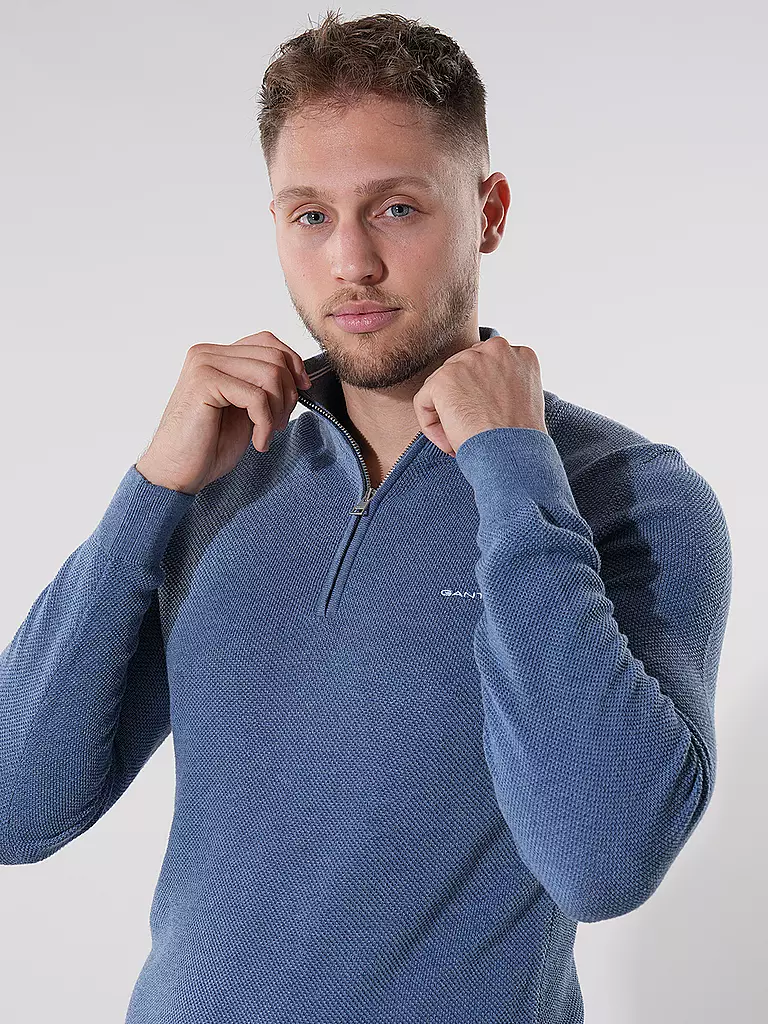 GANT | Troyer Pullover | blau