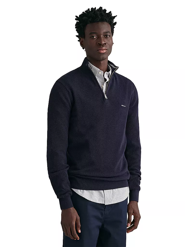 GANT | Troyer Pullover | blau