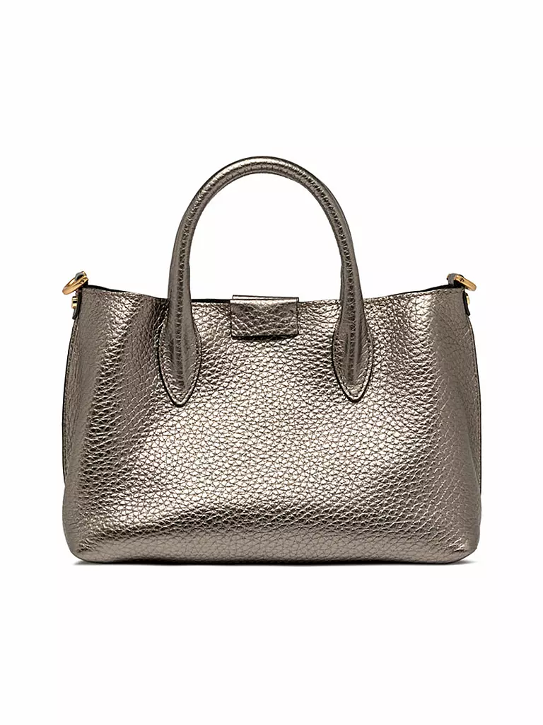 GIANNI CHIARINI | Ledertasche - Henkeltasche ARETHA | silber