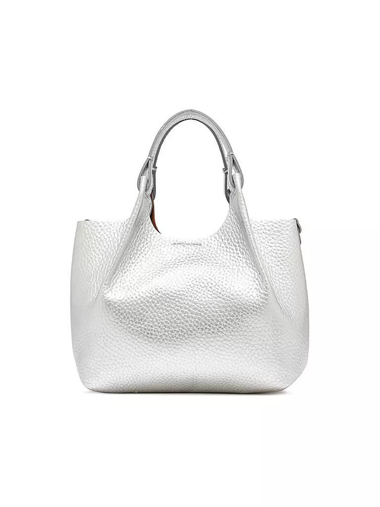 GIANNI CHIARINI | Ledertasche - Hobo Bag DUA  | silber