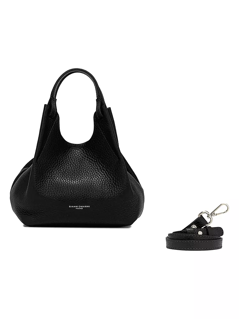 GIANNI CHIARINI | Ledertasche - Hobo Bag DUA  | schwarz