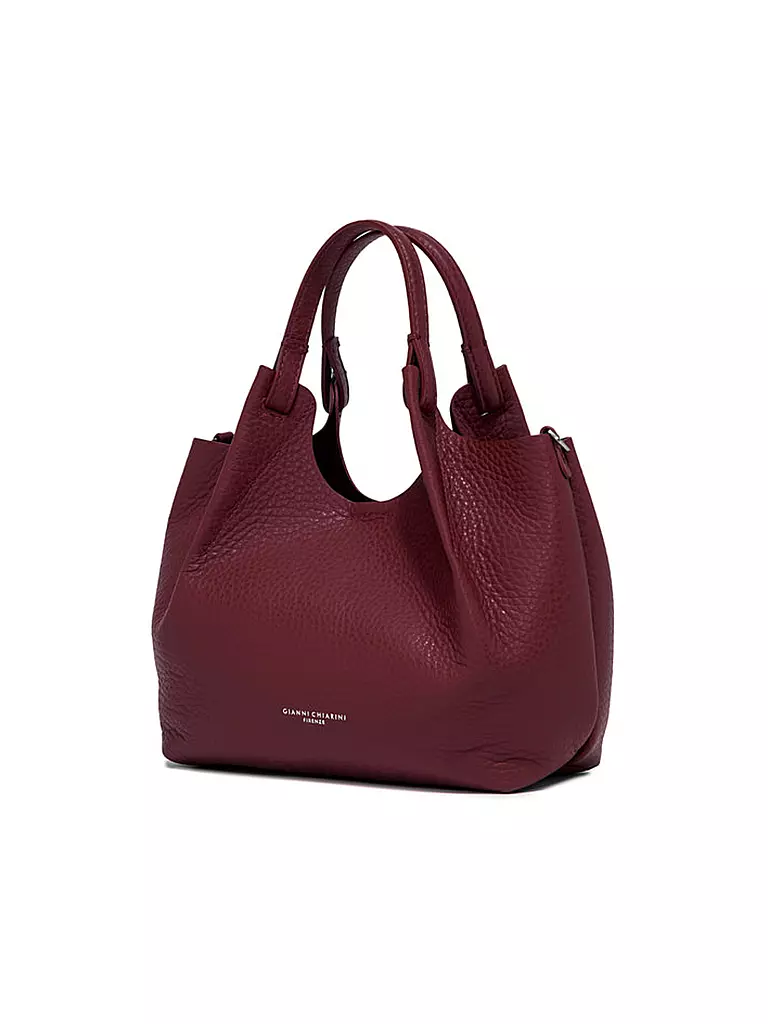 GIANNI CHIARINI | Ledertasche - Hobo Bag DUA  | dunkelrot