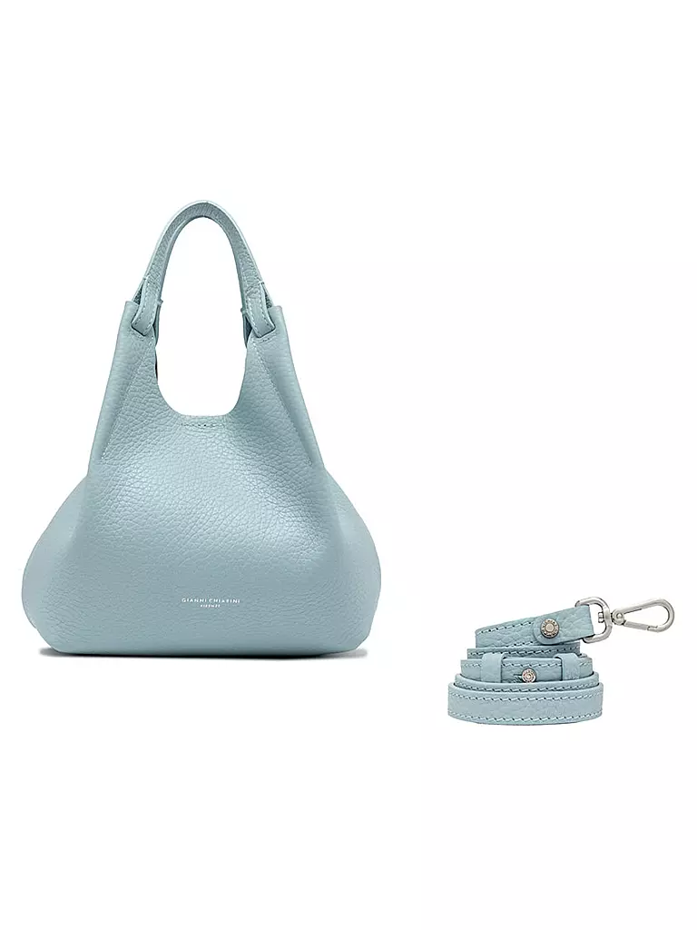 GIANNI CHIARINI | Ledertasche - Hobo Bag DUA  | hellblau