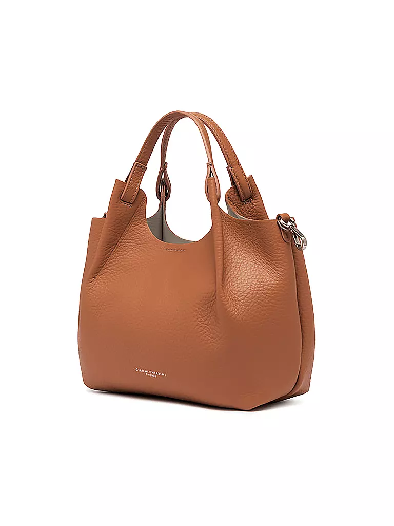 GIANNI CHIARINI | Ledertasche - Hobo Bag DUA  | camel