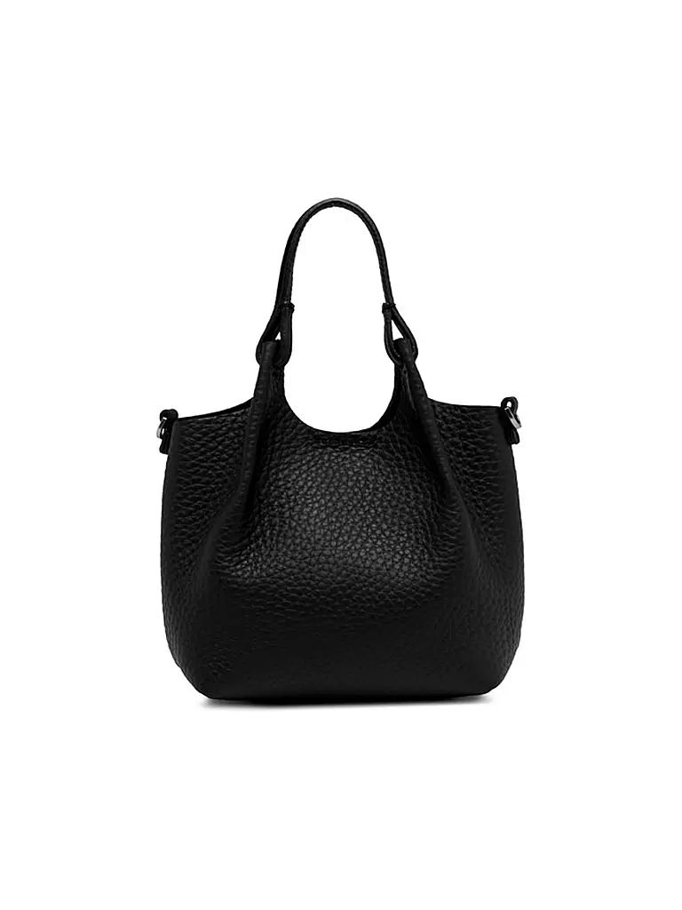 GIANNI CHIARINI | Ledertasche - Hobo Bag DUA Small | schwarz