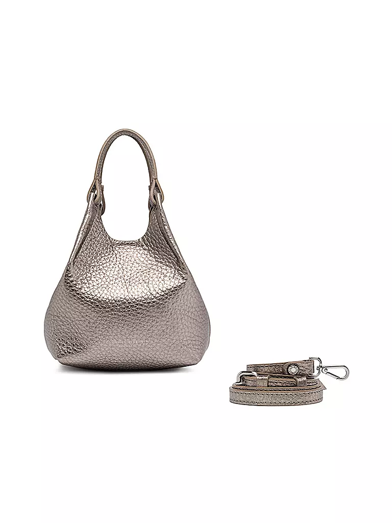 GIANNI CHIARINI | Ledertasche - Hobo Bag DUA Small | dunkelrot