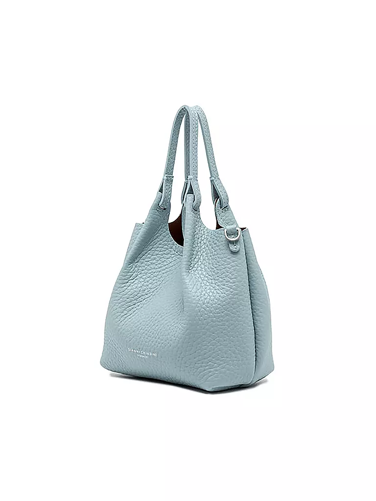 GIANNI CHIARINI | Ledertasche - Hobo Bag DUA Small | hellblau