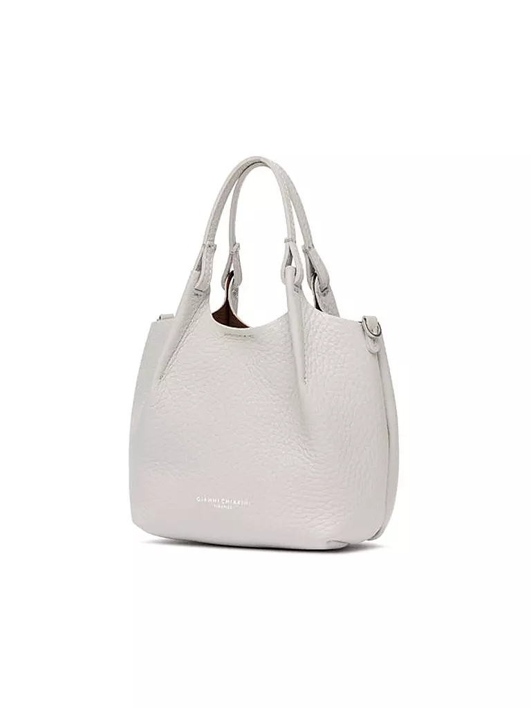 GIANNI CHIARINI | Ledertasche - Hobo Bag DUA Small | weiss