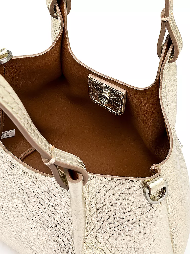 GIANNI CHIARINI | Ledertasche - Hobo Bag DUA Small | gold