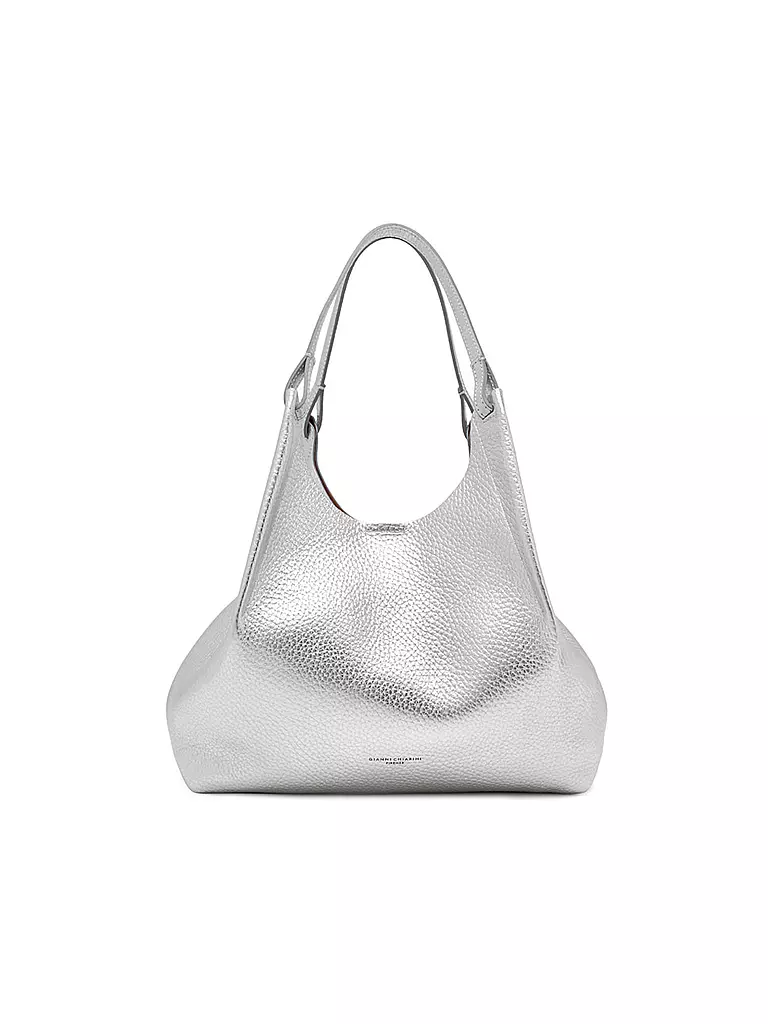 GIANNI CHIARINI | Ledertasche - Hobo Bag DUA | hellgrau