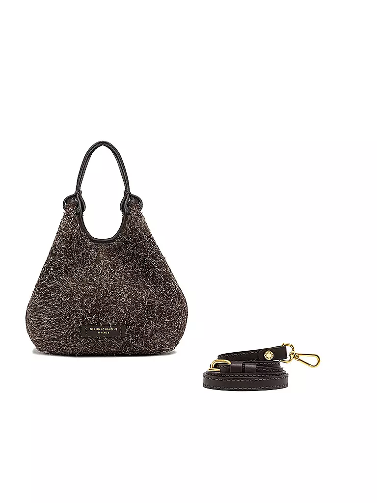 GIANNI CHIARINI | Ledertasche - Hobo Bag DUA | braun