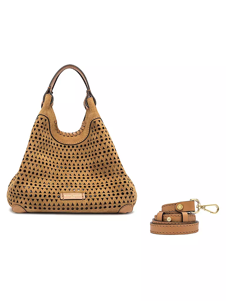 GIANNI CHIARINI | Ledertasche - Hobo Bag DUA | hellbraun