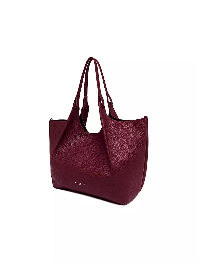 GIANNI CHIARINI | Ledertasche - Hobo Bag DUA | dunkelrot