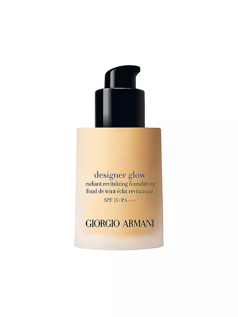 GIORGIO ARMANI COSMETICS |  Designer Glow Foundation 30ml LSF 20 (3) | camel