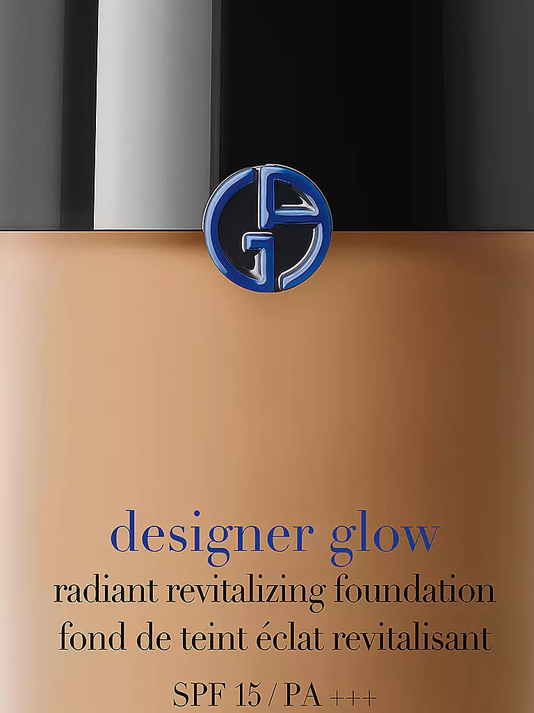 GIORGIO ARMANI COSMETICS |  Designer Glow Foundation 30ml LSF 20 (7) | hellbraun