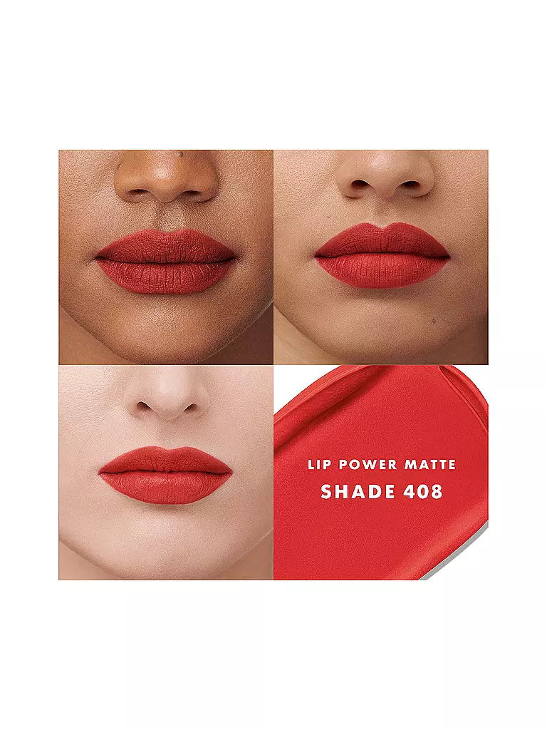 GIORGIO ARMANI COSMETICS | Lippenstift - Lip Power Matte (408) | rot