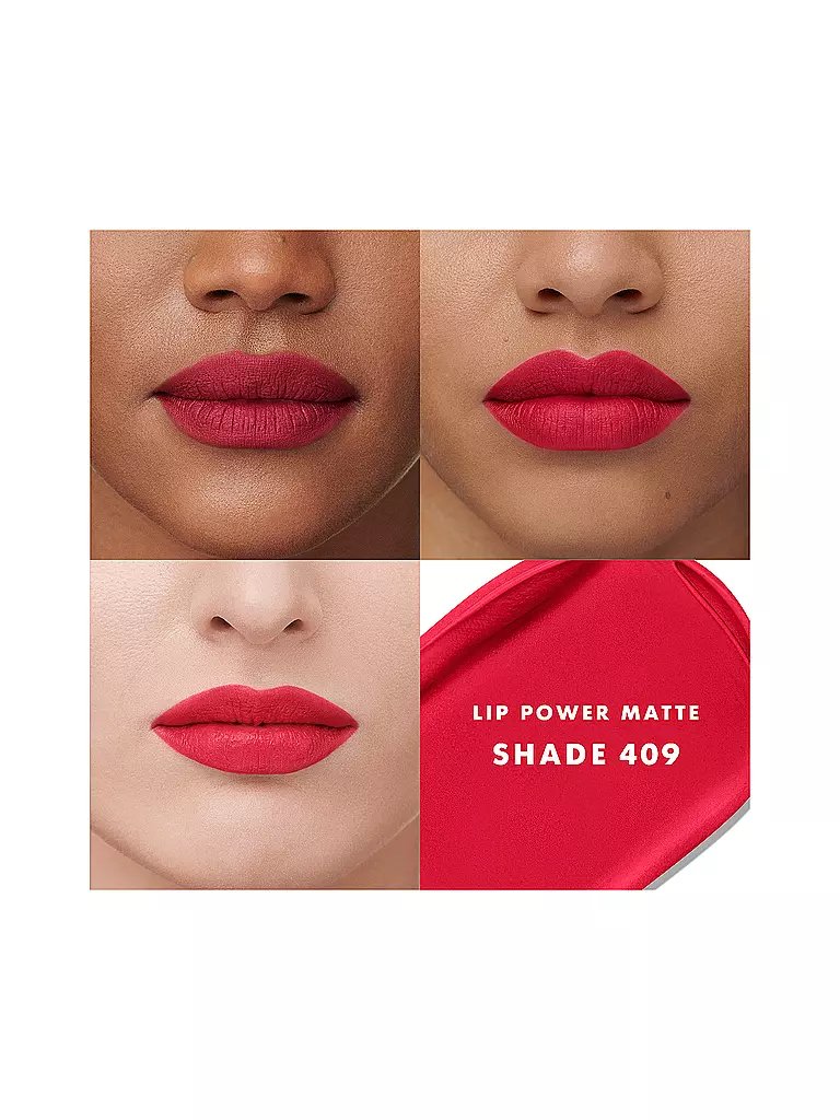 GIORGIO ARMANI COSMETICS | Lippenstift - Lip Power Matte (409) | dunkelrot