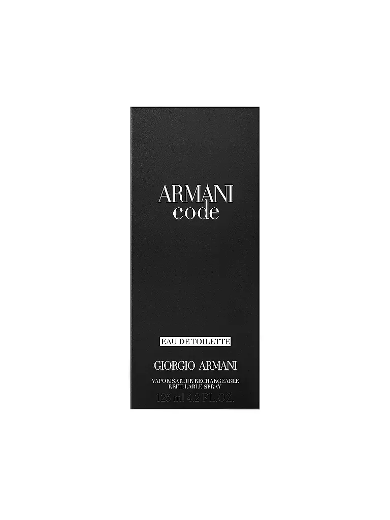 GIORGIO ARMANI | Code Eau de Toilette 125ml Nachfüllbar | keine Farbe