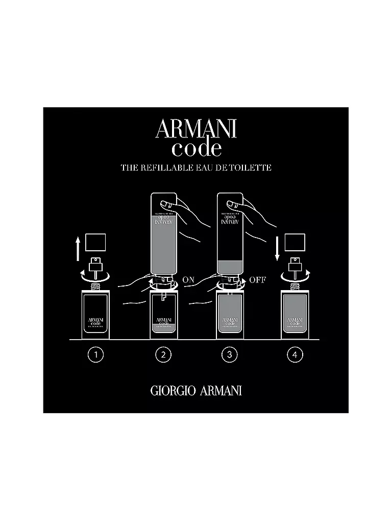 GIORGIO ARMANI | Code Eau de Toilette 75ml Nachfüllbar | keine Farbe