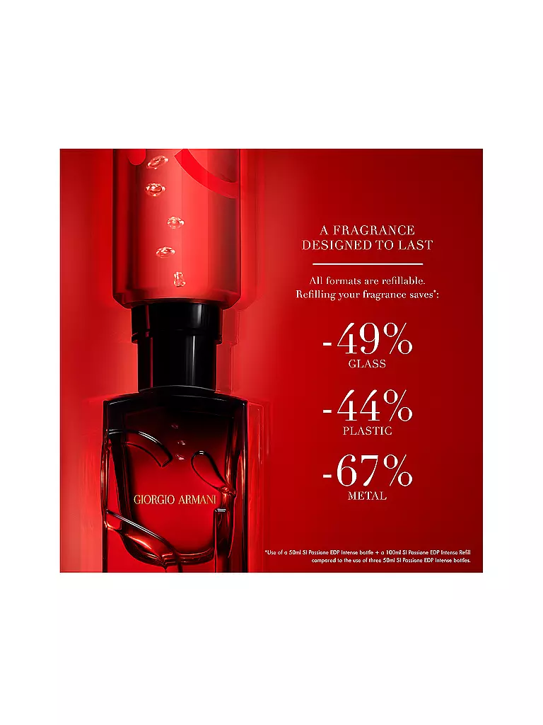 GIORGIO ARMANI | Sì Passione Eau de Parfum Intense 100ml Nachfüllbar | keine Farbe