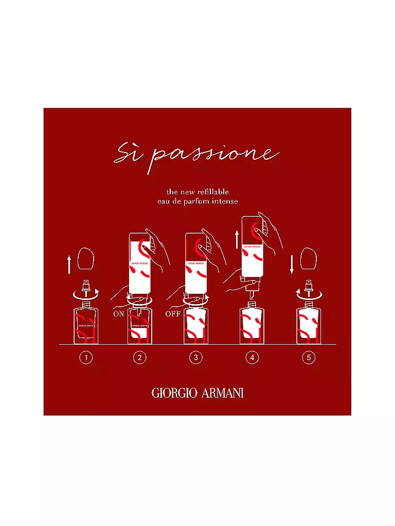 GIORGIO ARMANI | Sì Passione Eau de Parfum Intense 100ml Nachfüllflakon | keine Farbe