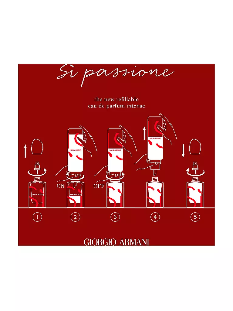 GIORGIO ARMANI | Sì Passione Eau de Parfum Intense 30ml Nachfüllbar | keine Farbe