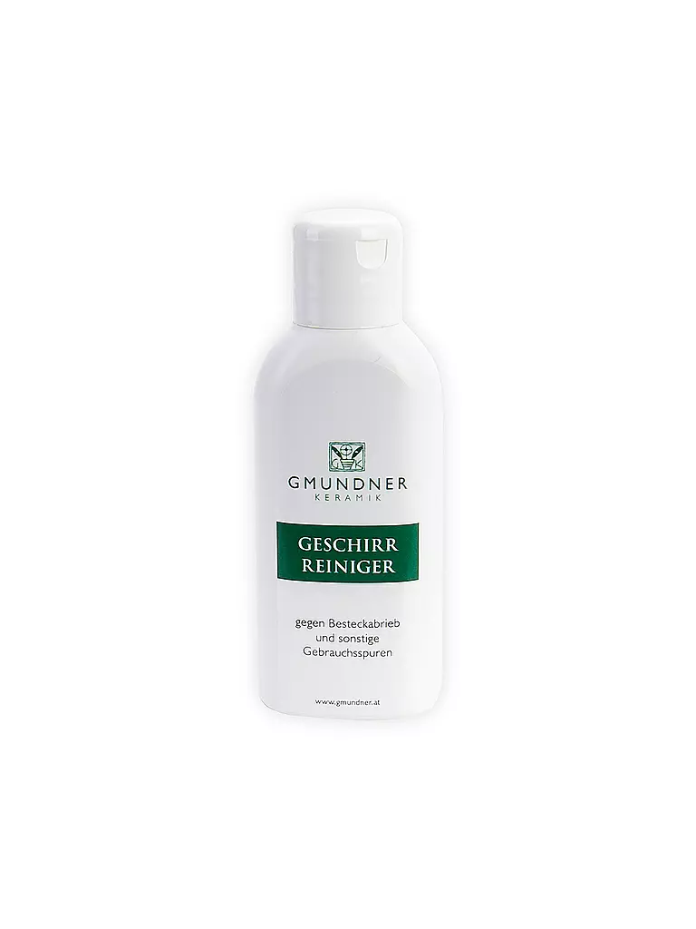 GMUNDNER KERAMIK | Geschirr Reiniger 100ml | weiss