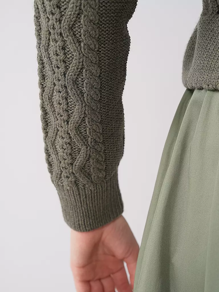 GOTTSEIDANK | Trachten Strickjacke LENE  | grün