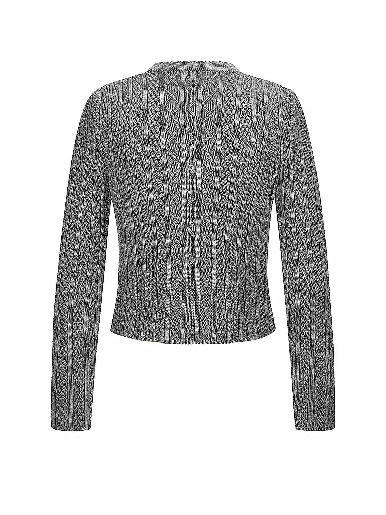 GOTTSEIDANK | Trachten Strickjacke SOPHIA | grau