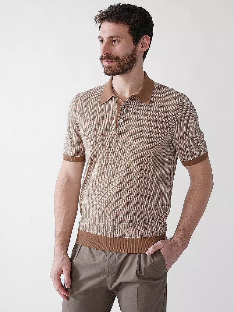 GRAN SASSO | Poloshirt  | braun