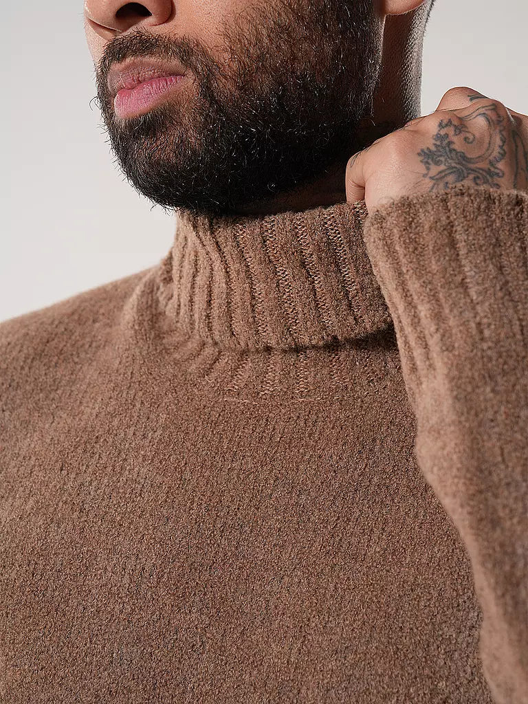 GRAN SASSO | Rollkragenpullover | camel