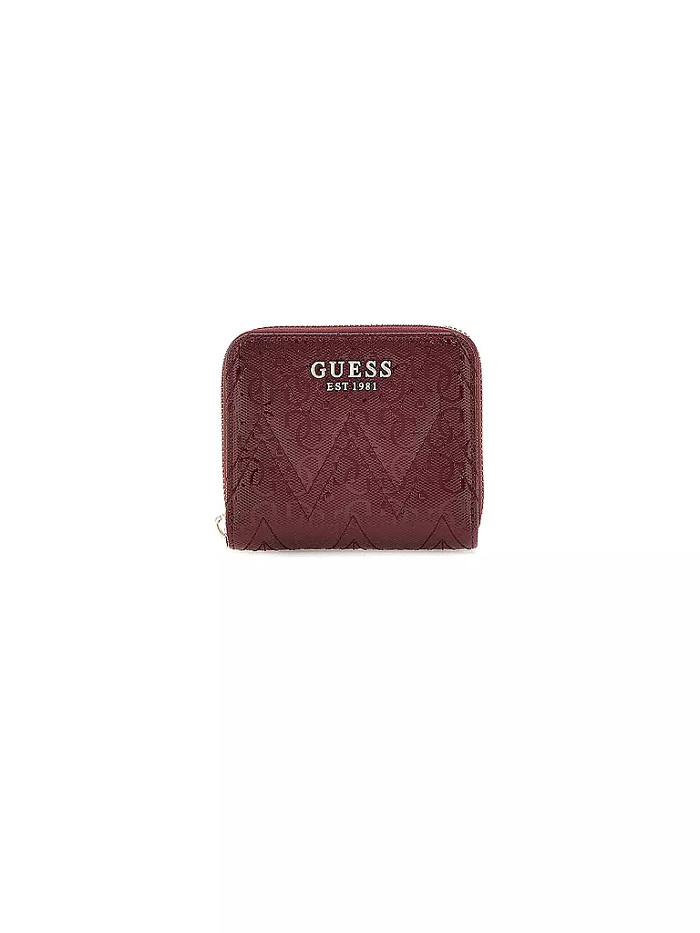 GUESS | Geldbörse ADELARD Small | dunkelrot